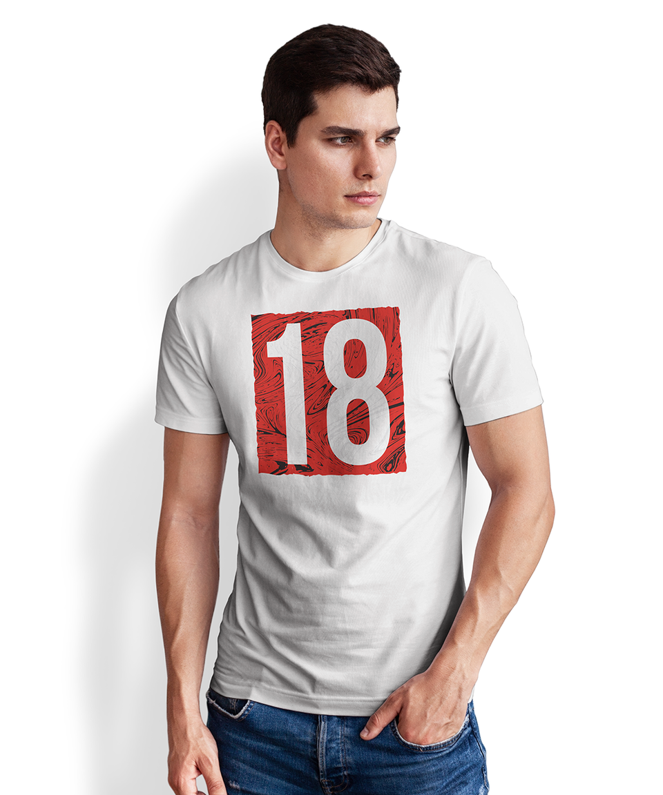 Virat Kohli 18 T-Shirt - Cotton - Premium Fabric