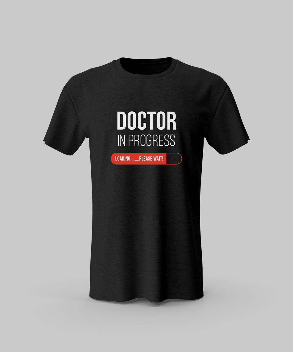 Doctor in Progress Premium Cotton T-Shirt