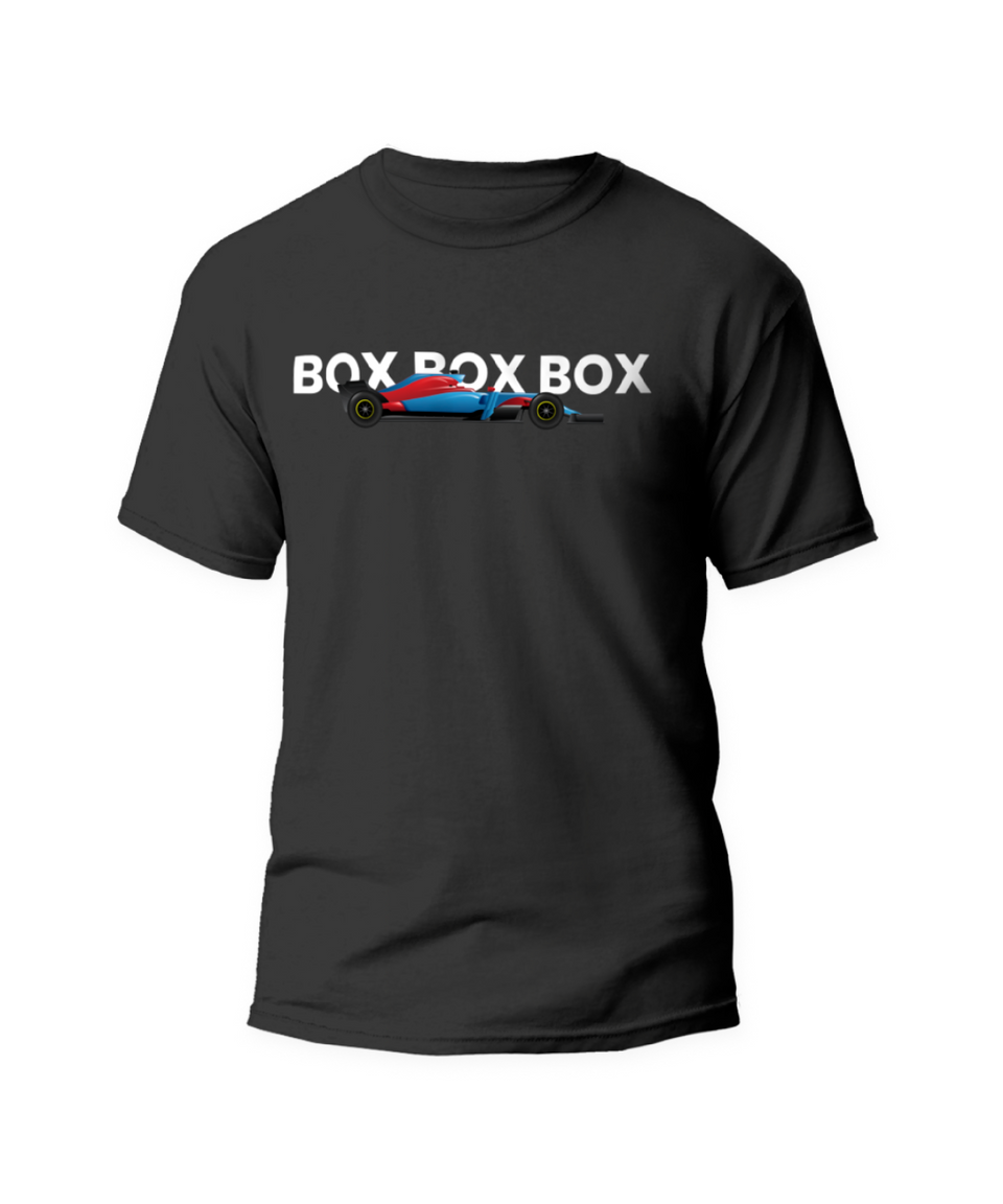 BOX BOX BOX cotton T-shirt