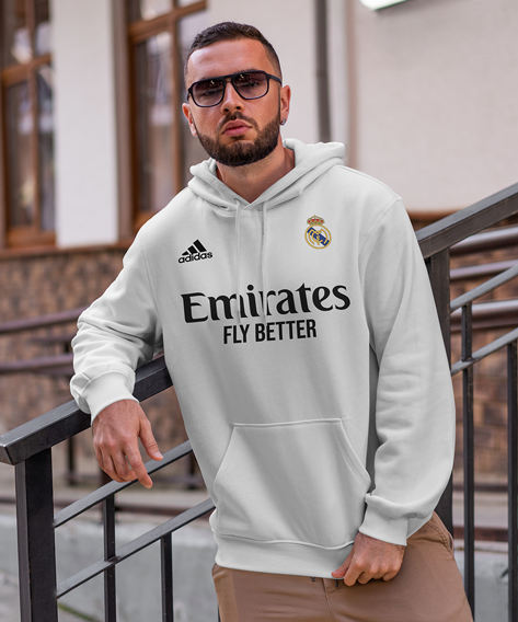 Real Madrid Fly Emirates Football Hoodie