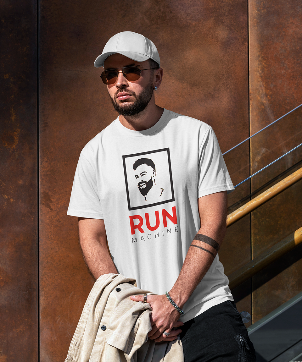 Virat Kohli Run Machine T-Shirt - Cotton - Premium Fabric